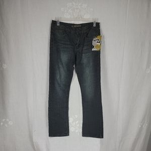 Men's Casual Jeans Skinny Denim Straight Slim Fit Combat Pant  32x32 NWT. ...c5
